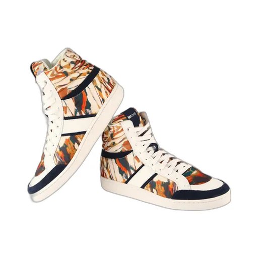 High Lace-Up Casual Sneakers