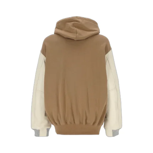 Logo Embroidered Drawstring Hoodie
