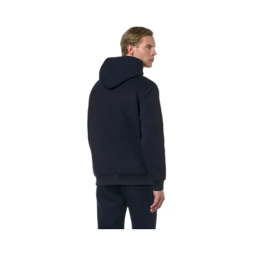 Logo Patch Drawstring Hoodie