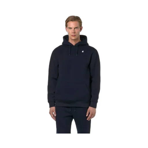 Logo Patch Drawstring Hoodie