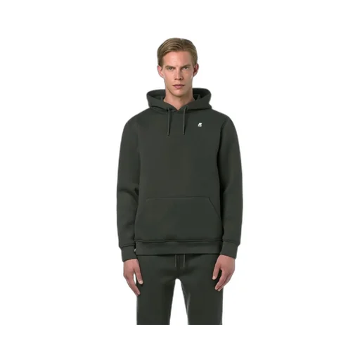 Logo Patch Drawstring Hoodie