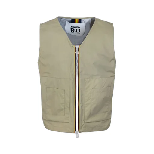 V-Neck Zip-Up Gilet