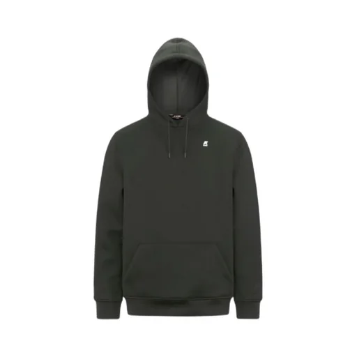 Logo Patch Drawstring Hoodie