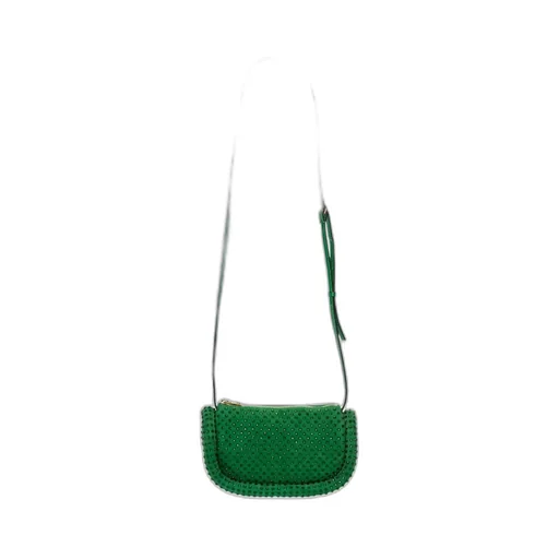 Crystal-Embellished Bumper-12 Crossbody Bag
