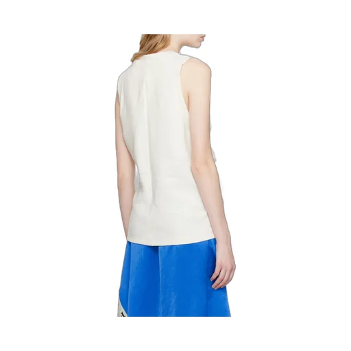 Twist-Front Sleeveless Top