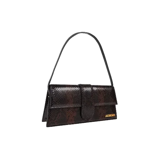 Le Chouchou Snakeskin Leather Flap Shoulder Bag