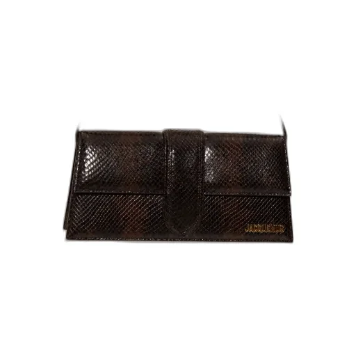 Le Chouchou Snakeskin Leather Flap Shoulder Bag