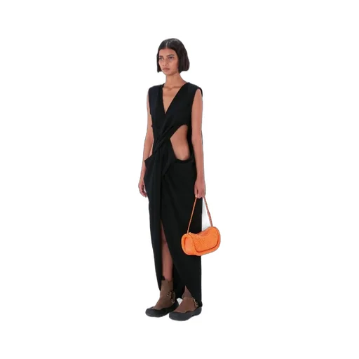 Twist-Front Maxi Dress