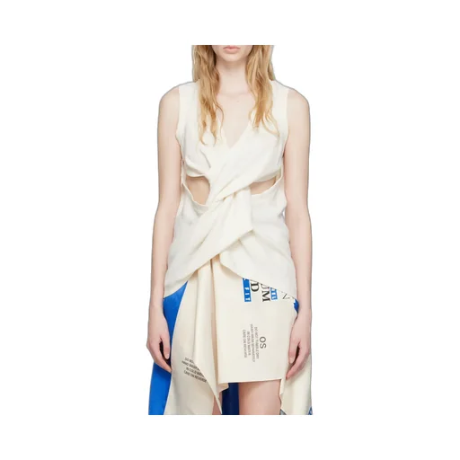 Twist-Front Sleeveless Top