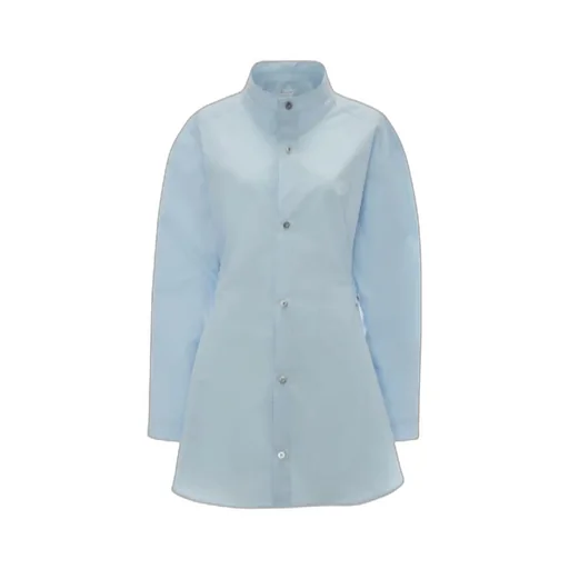 High-Neck Shirt Dress