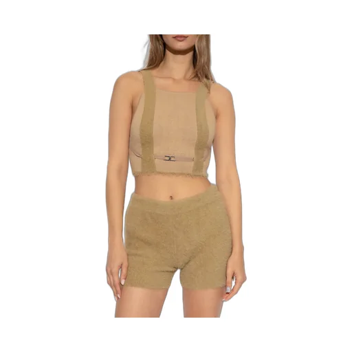 Backless Knitted Vest Top