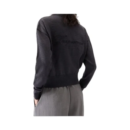 Embroidered Knitted Cardigan