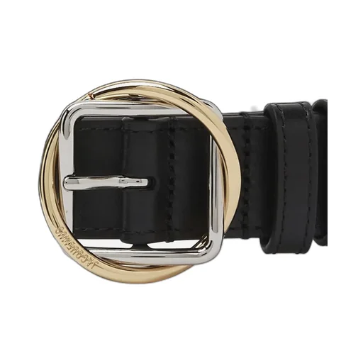 Two-Tone Metal Buckle Belt