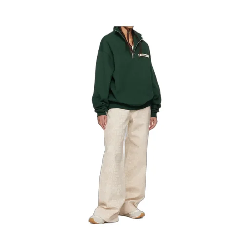 Zip Turtleneck Sweatshirt