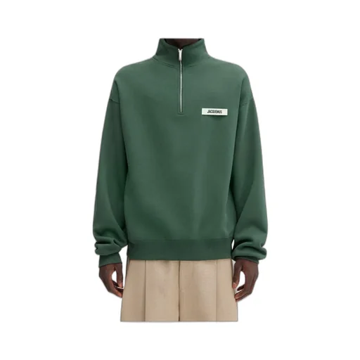 Zip Turtleneck Sweatshirt