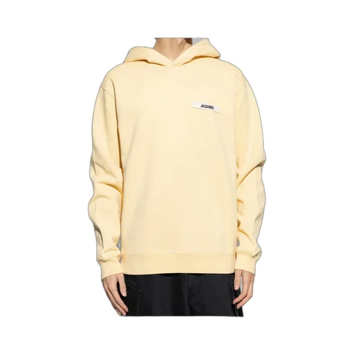 Logo Patch Long Sleeved Hoodie