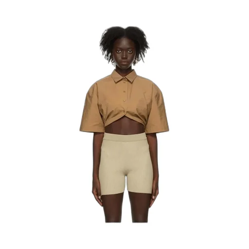 Logo Lapel Short-Sleeved Shirt