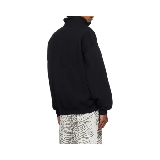 Logo Patch Quarter-Zip Sweater