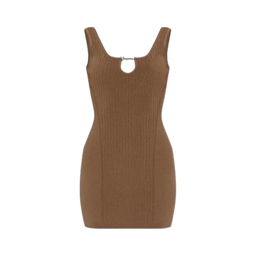 Scalloped Mini Dress