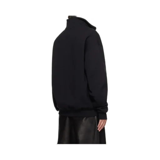 Logo Patch Quarter-Zip Sweater