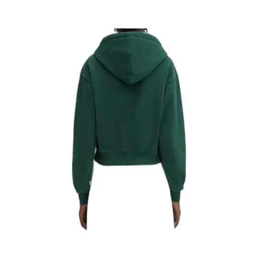 Logo Patch Drawstring Hoodie