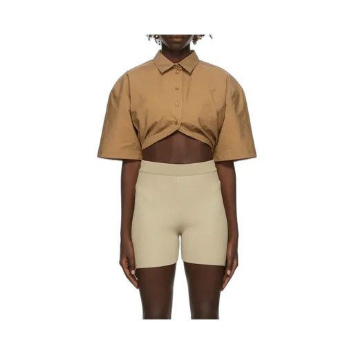 Logo Lapel Short-Sleeved Shirt