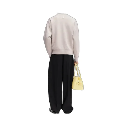 Long-Sleeved Wool Cardigan