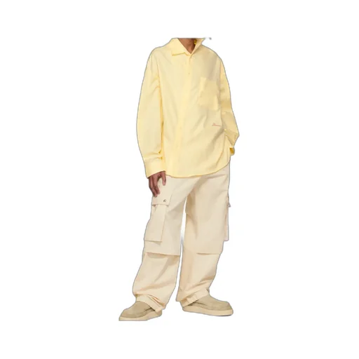 Le Cargo Slub Texture Trousers