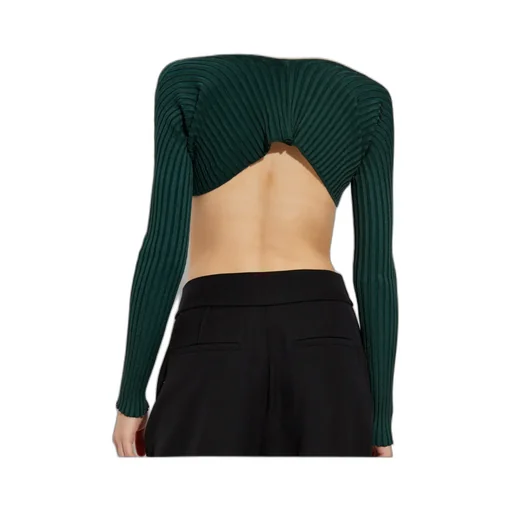 Cropped Knitted Top