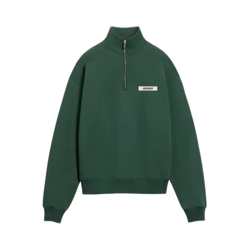 Zip Turtleneck Sweatshirt