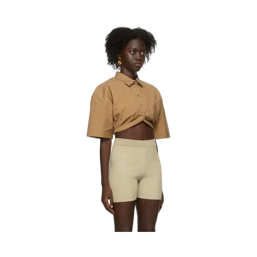 Logo Lapel Short-Sleeved Shirt