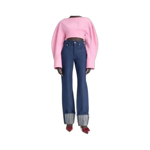 Le De-NÎMes Droit Straight Leg Jeans