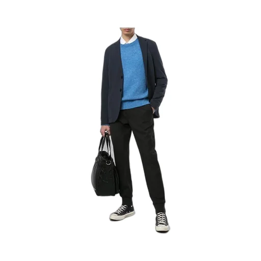 Textured Single-Breasted Blazer