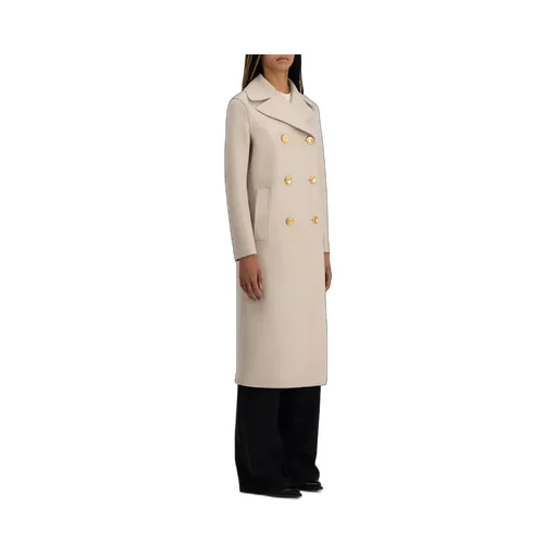 Wool Double-Breasted Coat