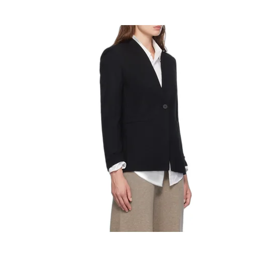 Single-Breasted Merino Wool Blazer