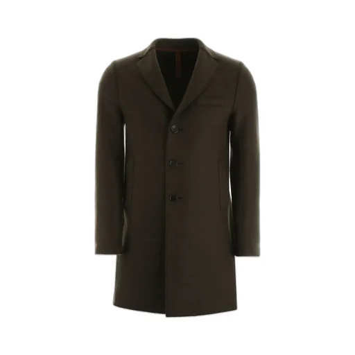 Single-Breasted Virgin-Wool Coat
