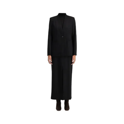 Single-Breasted Merino Wool Blazer