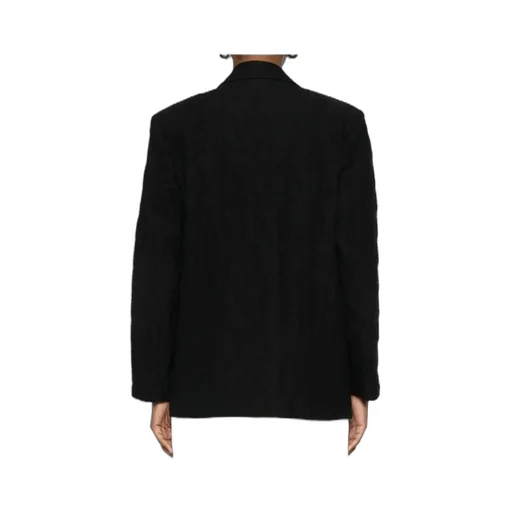 Crinkled-Finish Blazer