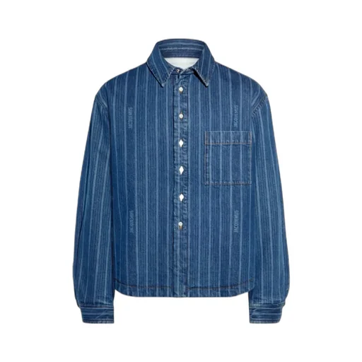 Logo Embroidered Denim Shirt