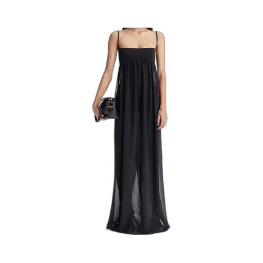 La Robe Peplo Empire Maxi Dress