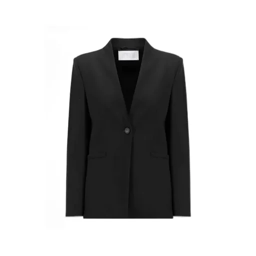 Single-Breasted Merino Wool Blazer