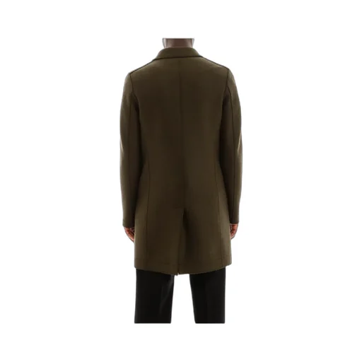Single-Breasted Virgin-Wool Coat