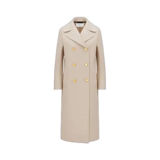 Wool Double-Breasted Coat