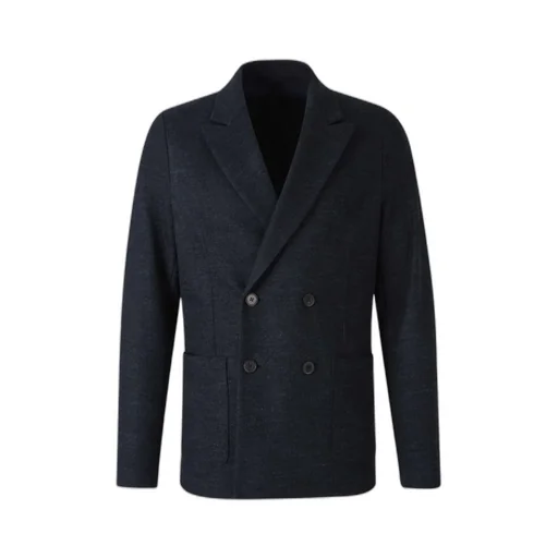 Double-Breasted Wool Blazer
