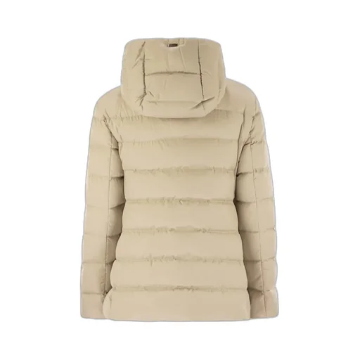Zip-Up Hooded Down Jacket