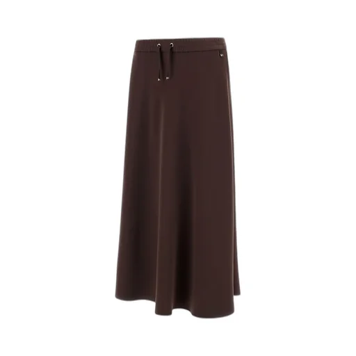 Drawstring Flared Skirt