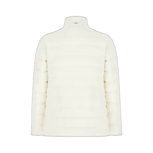 Quilted Button-Fastening Padded Jacket