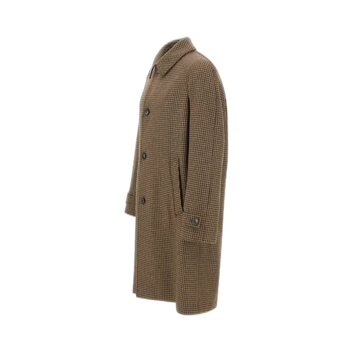 Houndstooth Button Coat