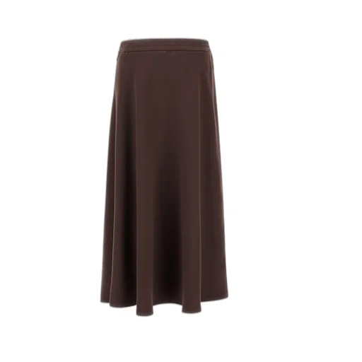 Drawstring Flared Skirt
