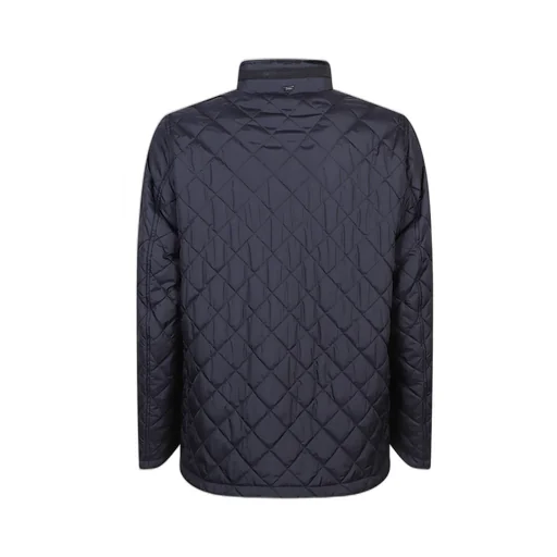 Quilted Flap-Pocket Puffer Jacket
